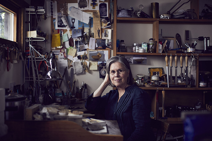 Jewellery Designer Jean Scott-Moncrieff photographed by Alun Callender